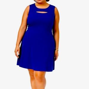 Fox & Royal Womens Peek-A-Boo A-line 3X dress